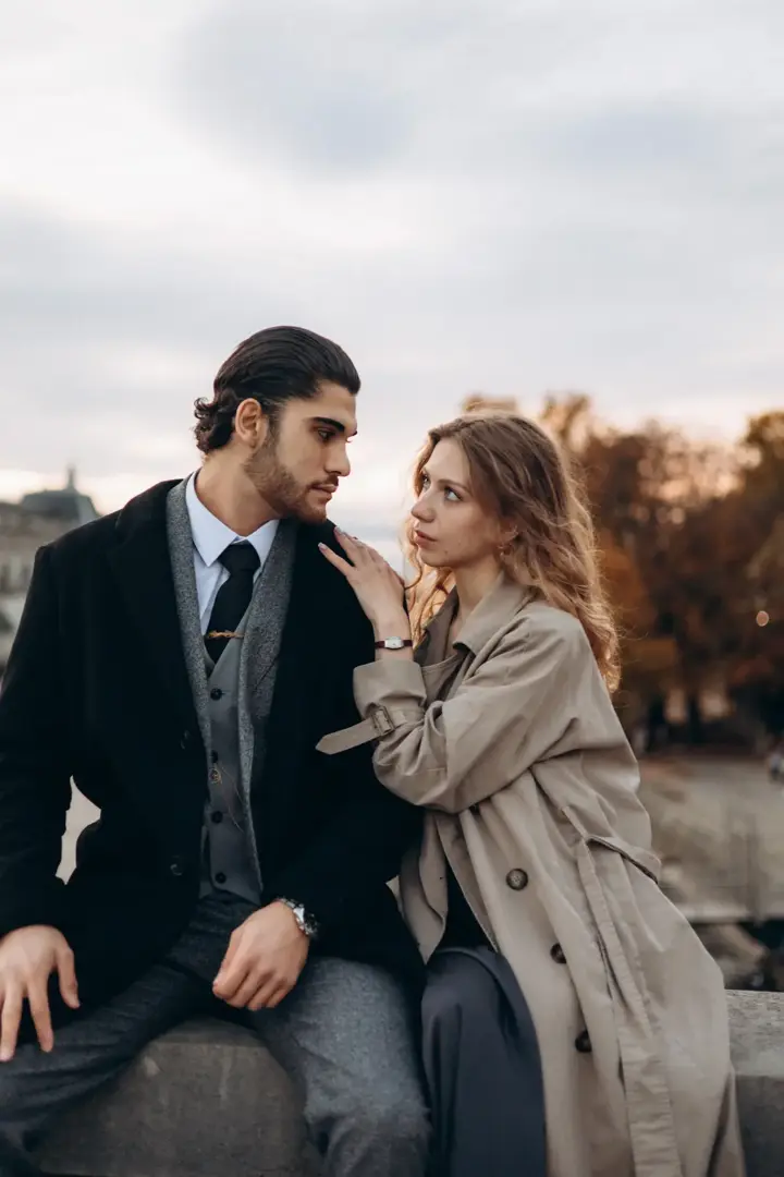 Paar-Fotoshooting in Paris